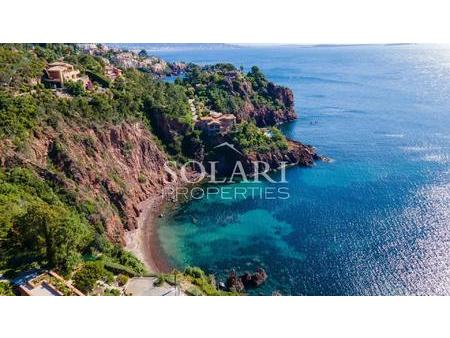 villa en pierres avec piscine - vue mer panoramique à theoule-sur-mer
