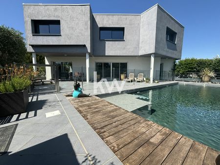 villetelle : maison contemporaine 170 m2 5ch piscine