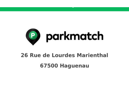 location parking haguenau (67500)