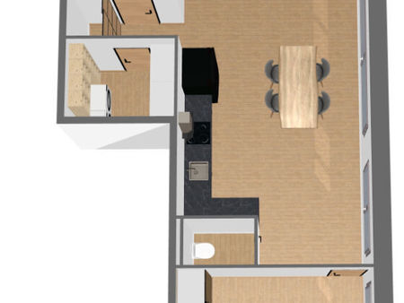 appartement 2 pieces 62 m²