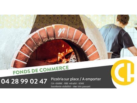 fonds de commerce pizzeria  restaurant 110 m²