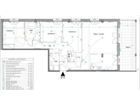 appartement 4 pièces 92 m²