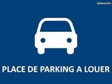 vends place de parking