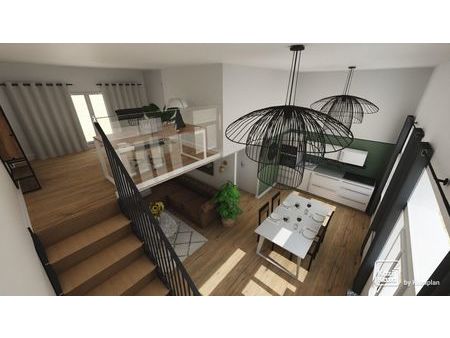 appartement t2 bis duplex refait à neuf de 55 m²
