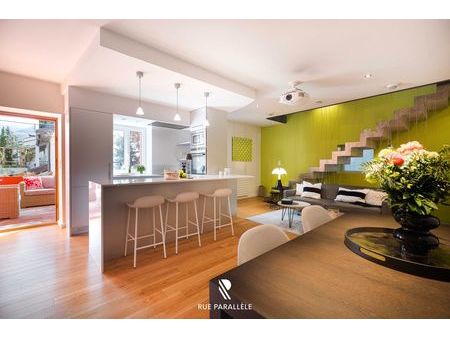 albigny - appartement 120m2 utiles / 3 stationnements & terrasse