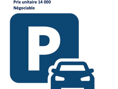5 places de parking paris 15e