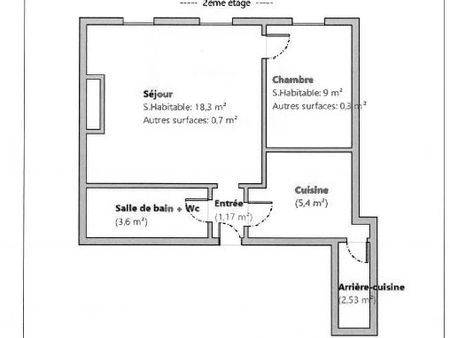 location appartement 2 pièces 40m carré orléans centre