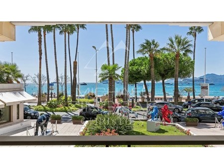 cannes - croisette - elegant 3-rooms appartement with beautiful sea view  cannes  pr 06400