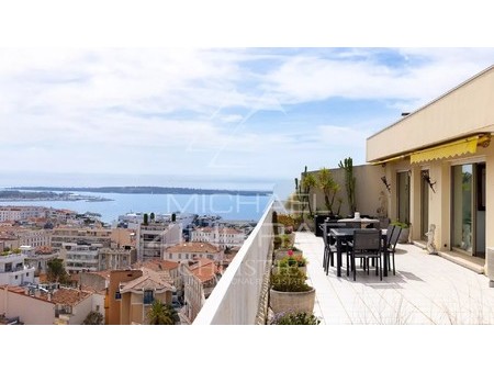 penthouse large terrace panoramic view  cannes  pr 06400 residence/apartment for sale