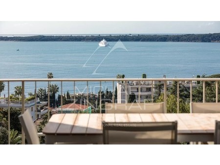 top floor apartment with fantastic sea view  cannes  pr 06400 residence/apartment for sale