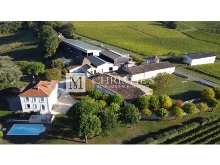 for sale bergerac - superb  well-kept vineyard estate with over 60 ha of organically grown