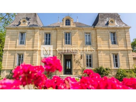 stunning chateau with pool near saint-milion  blasimon  aq 33540 chateau for sale