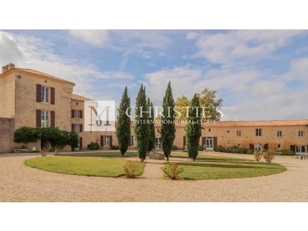 spectactular chateau with 79 acres of meadows  & hobby vineyard close to bazas  bazas  aq 