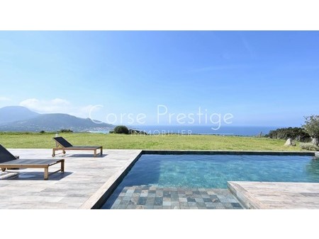 contemporary architect villa for sale in corsica - breathtaking sea views - corbara  north