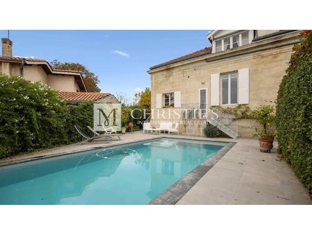 stone house in the st augustin area with garden and pool  bordeaux  aq 33000 villa/townhou