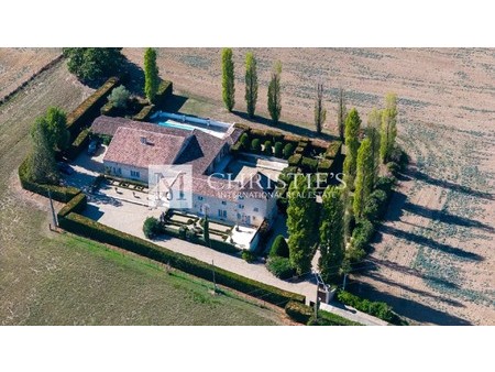 splendid manor house with 10 acres  close to duras  duras  aq 47120 villa/townhouse for sa