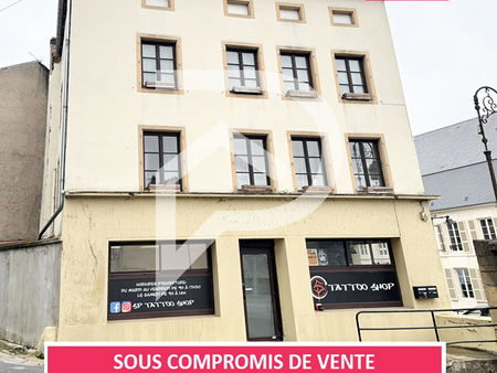 immeuble sierck les bains - 258 m² // 4 lots : local commercial loué + 2 appt + caves - si