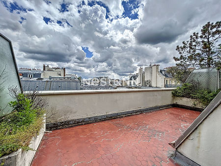 a vendre - appartement 63 m² - villiers / plaine monceau- terrasse