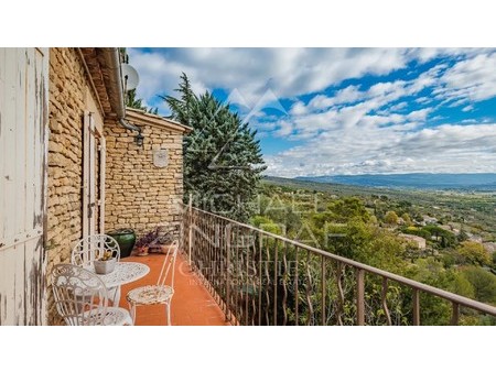 gordes - charming stone house with fantastic view  gordes  pr 84220 sale villa/townhouse