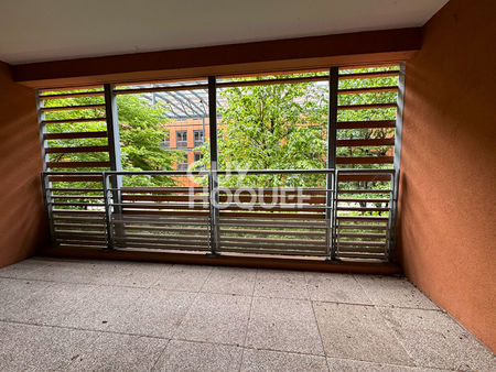 appartement deux chambres - terrasse couverte vue verdure-garage double