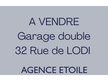 vente garage 22 m² marseille 6 (13006)