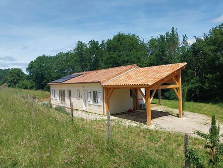 maison récente écologique structure bois 100m²