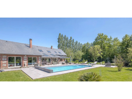 maison avec piscine et terrasse saint-sauveur-d'emalleville (76)