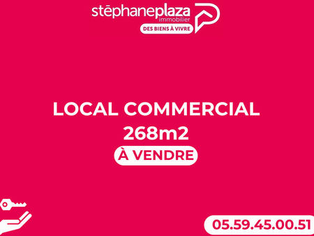 local commercial anglet 268 m2