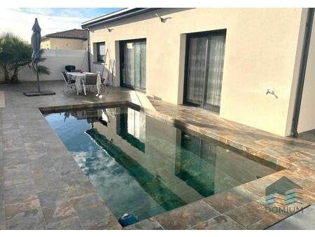 vente villa t4 plain pied béziers avec piscine