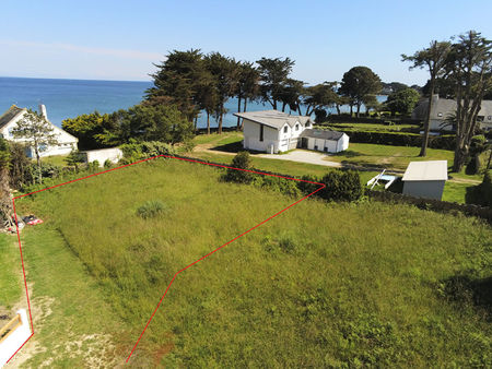 saint-pierre-quiberon - terrain de 706 m² à 100m des plages de la baie