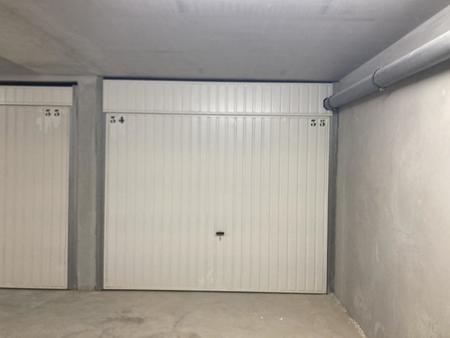 garage double en sous sol