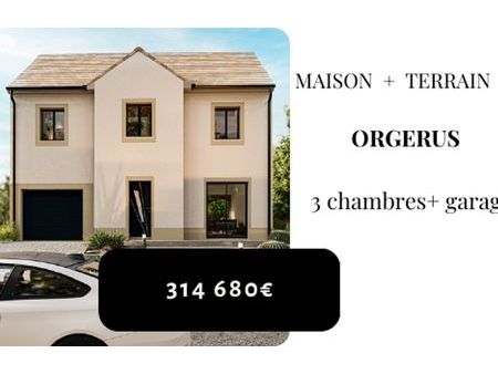 vente maison à construire 4 pièces 80 m² orgerus (78910)