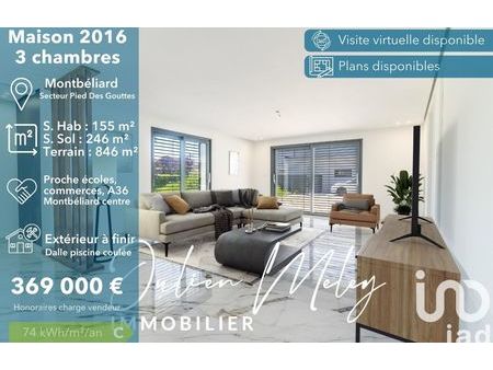 vente maison 5 pièces 155 m² montbéliard (25200)