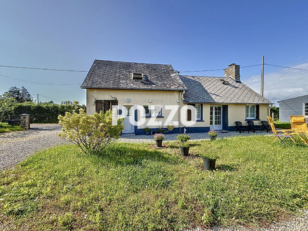 maison t4 (85 m²) à vendre à port-bail-sur-mer - glatigny- dépendance 90m² - 1605m² terrai