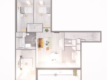 vente appartement 4 pièces 77.39 m²