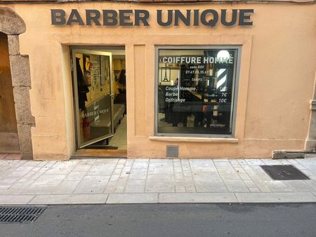 salon de coiffure homme fond de commerce