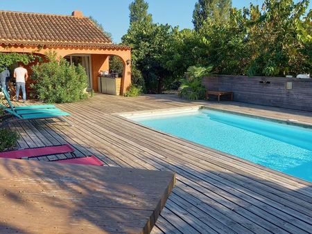 magnifique villa t4 avec t2 indépendant  piscine bâtie sur 2 500m² de terrain