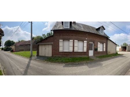 vente maison et grand terrain à marché-allouarde 80 700