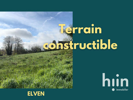 vente terrain à elven (56250) : à vendre / 2700m² elven