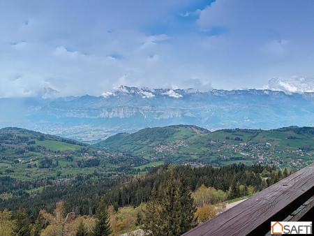 excellente vue sur la vallée et les montagnes