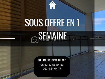 appartement de 46 m² à varces-allieres-et-risset