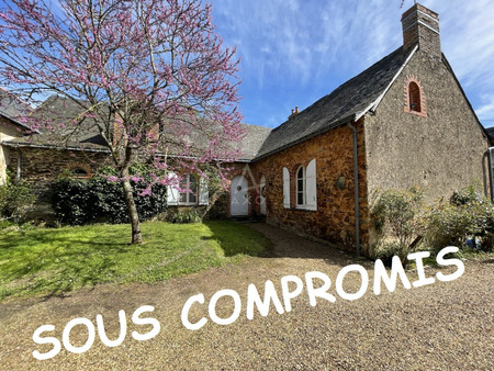 vente maison le louroux beconnais  124m² 1095m² 6 pièces 200 000€