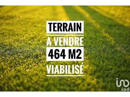 vente terrain 464 m²