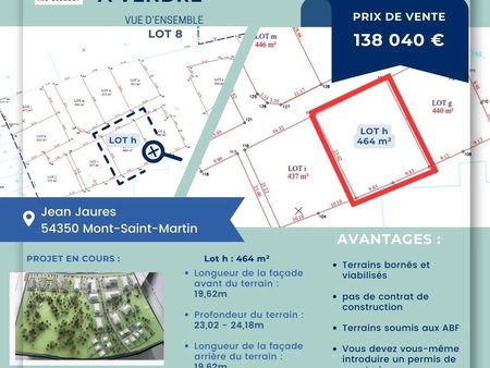 the element - lot 8 - n°h - terrain nu constructible