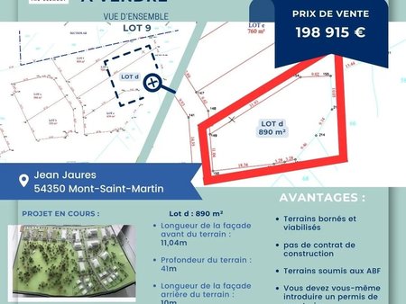 the element - lot 9 - n°d - terrain nu constructible