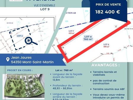 the element - lot 9 - n°e - terrain nu constructible