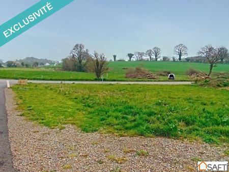 terrain à bâtir de 669m²  viabilisé  à 7 kms de flers