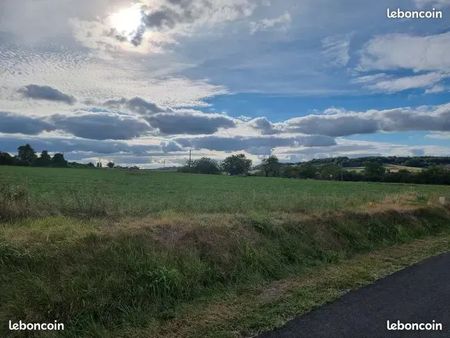 beau terrain dans un coin tranquille