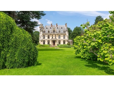giverny – a remarkable 19th century neo gothic chateau in 27 hectares. with annexes  a swi