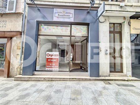 location de local commercial de 45 m² à montluçon - 03100